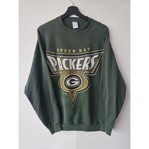 Vintage‎ Green Bay Packers Sweater Mens Large NFL Football Logo 7 Crewneck 90s